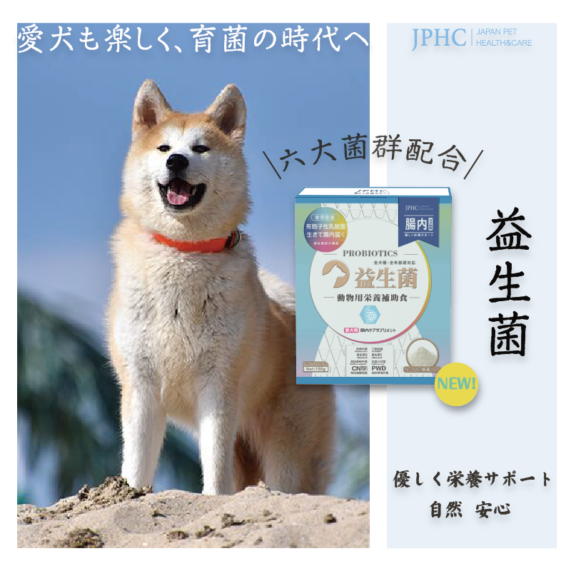 jphc 爱犬用健肠益生素 配方升级版益生菌狗狗调肠胃软便呕吐腹泻