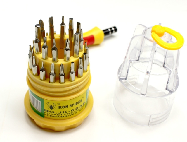 正品JACKLY 31合1组合螺丝刀(精钢头/磁性柄) 精密螺丝刀工具