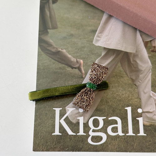 韩国进口复古丝绒金丝蝴蝶结发夹豆家同款绿色水砖鸭嘴夹气质发饰