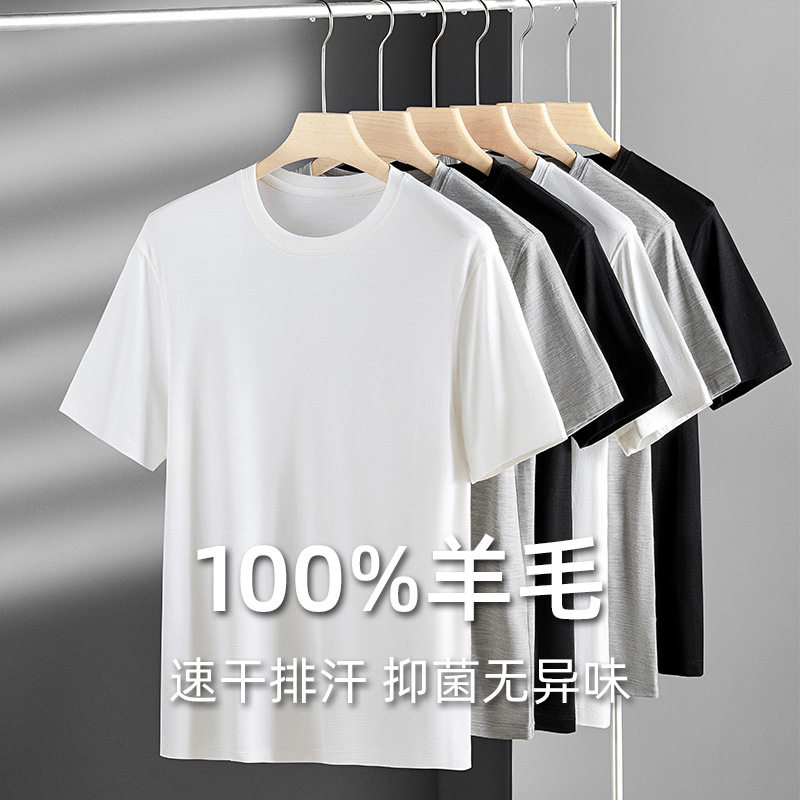 17.5微米可机洗100%纯美T恤
