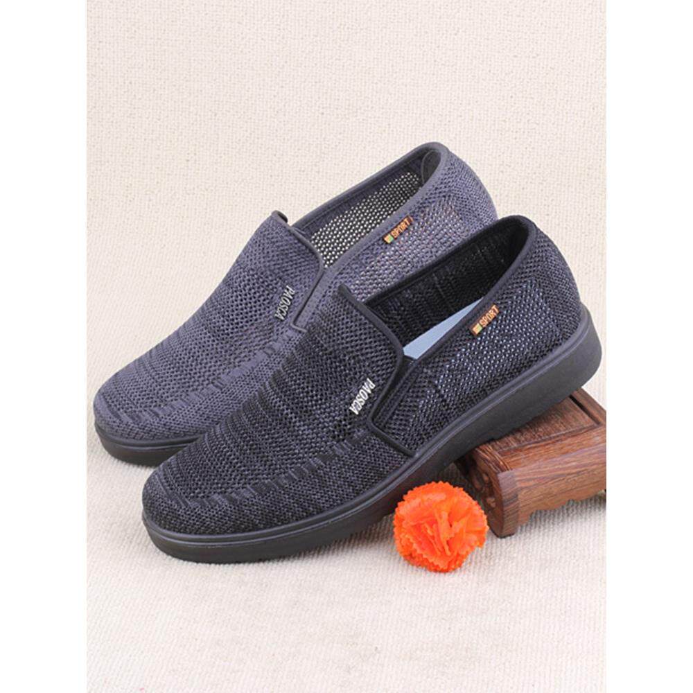 轻奢老北京布鞋男士夏季高端鞋中年软底舒适爸爸网鞋夏天透气防臭