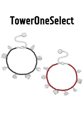 TowerOneSelect官方店GLYPHS 玛瑙串珠纳西八宝手链新年红色手饰