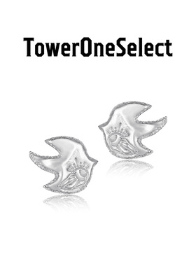 TowerOneSelect官方店GLYPHS飞鸟耳钉简约艺术独特小众高级感耳饰