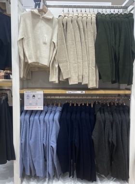 M480490女装舒芙蕾拉链针织开衫/毛衣毛衫外套25新款