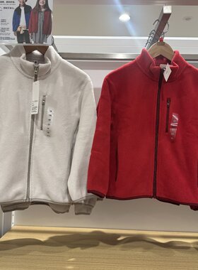 M478141童装男童女童摇粒绒拉链茄克长袖外套夹克秋冬新款