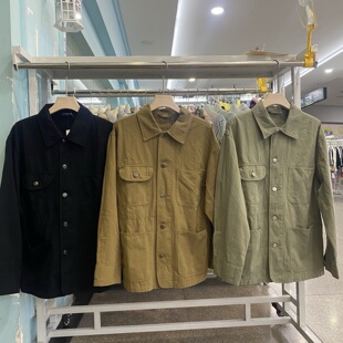 男装女装休闲全棉茄克外套夹克宽松上衣2026春季新款 483819