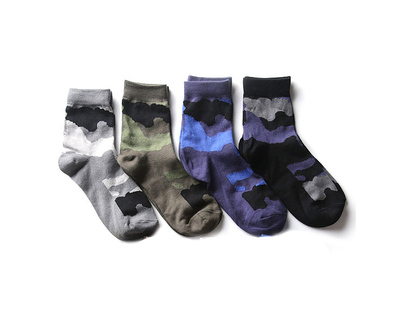 节日回馈 潮流迷彩纯棉袜子 男款 1元秒杀