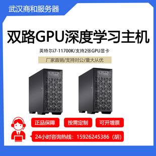 11700K 组装 双路RTX3090 深度学习主机塔式 电脑 GPU服务器