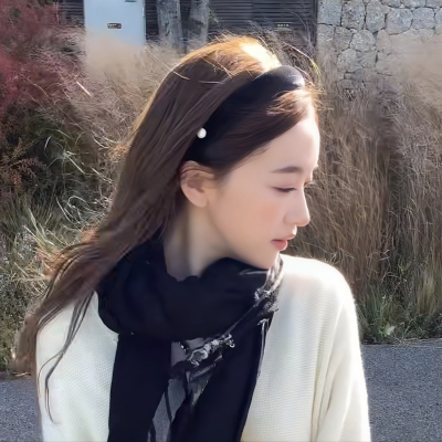 partyme手工秋冬新款毛绒珍珠发箍女高颅顶头箍发卡洗脸压发头饰