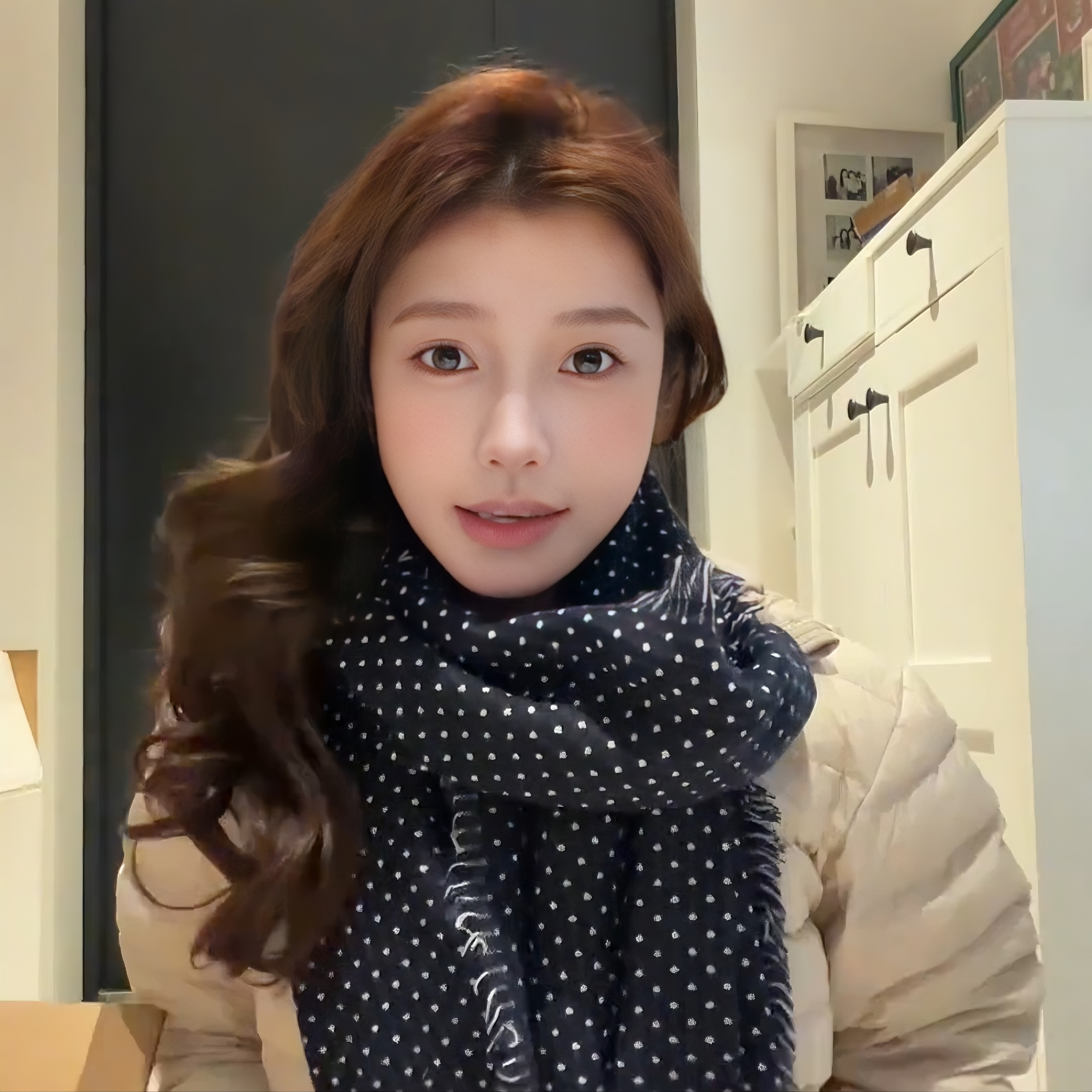 partyme手工费尔岛风围巾双面围脖女冬百搭复古流苏情侣保暖披肩