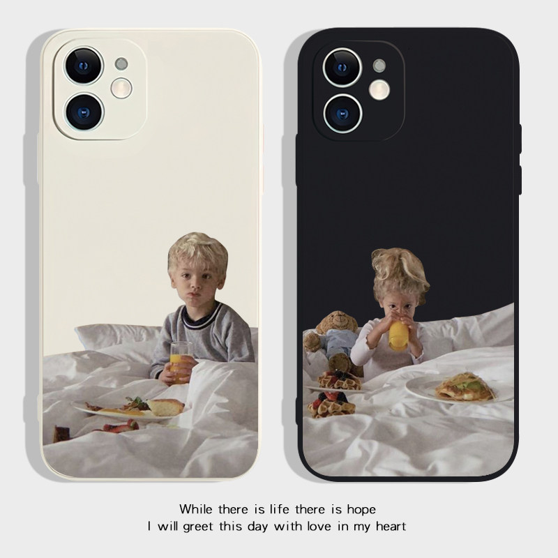 情侣可爱适用iPhone13男12软mini简约XS小孩女苹果14pro/11手机壳华为mate60/15pro怎么看?