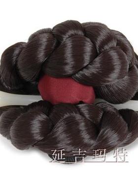 韩国原装进口盘头假发/宫廷簪子专用盘头假发/价格/H-P01736