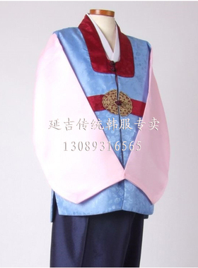 朝鲜族民族服装/舞台服装/男士韩服/定做韩服 DSC07089