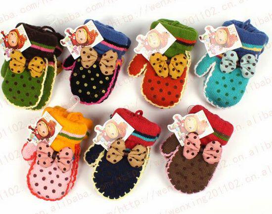 Gants pour enfants en laine - Ref 2146571 Image 1