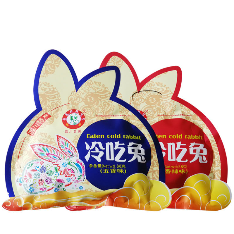 包邮四川特产传承世家三星云崖冷吃兔88g成都味麻辣五香冷吃兔丁