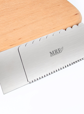 不锈钢四方刮板奶油刮板切云边切面刀蛋糕刮板奶油抹边器