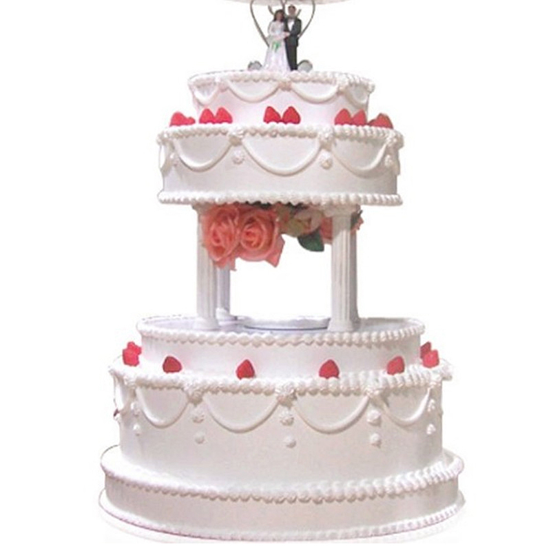 罗马柱蛋糕模支撑柱翻糖蛋糕支架烘焙装饰工具多层糕点支柱0960