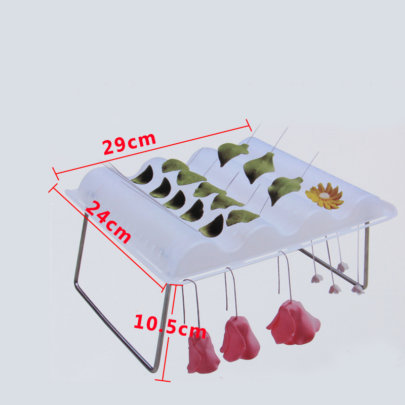 翻糖糖花晾干架奶油花晾干板糖花定型波浪晾花架裱花架定型板