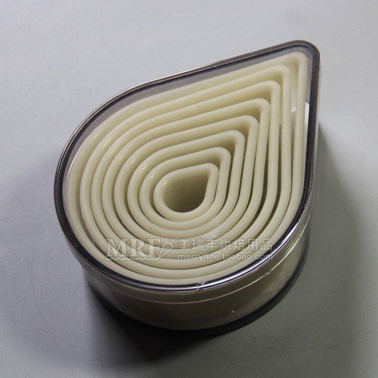 尼龙大水滴形光级饼干模饭团寿司模具 蔬菜水果切模翻糖工具