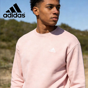 Adidas阿迪达斯正品长袖男女2026春季新款运动休闲圆领卫衣KT2530