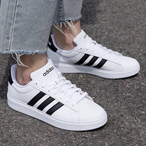 Adidas/阿迪达正品2026新款男女运动鞋小白鞋皮面休闲板鞋 GW9195
