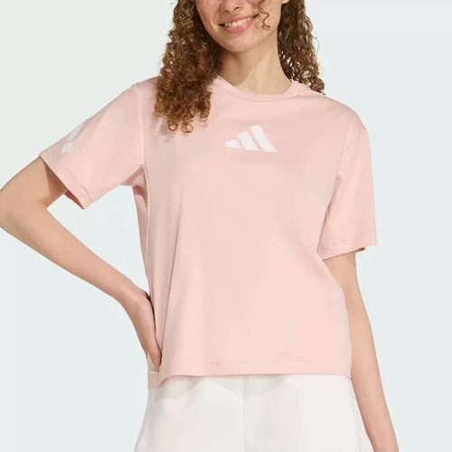 Adidas/阿迪达斯正品ZNE T-SHIRT女士休闲运动针织圆领短袖KC7908
