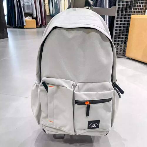 Adidas/阿迪达斯正品新款男女同款经典运动拉链双肩包KC0256