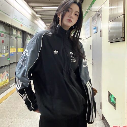 Adidas/阿迪达斯男女运动休闲防风夏季新款立领夹克外套 JL8406