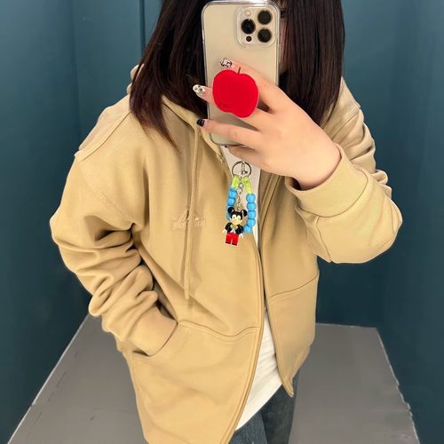 阿迪达斯男外套针织连帽夹克衫