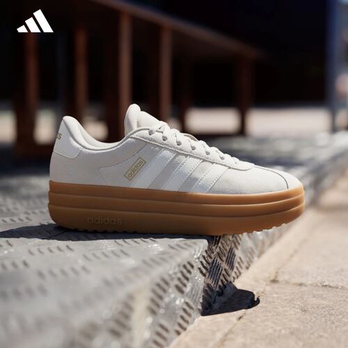 Adidas/阿迪达斯正品VL COURT BOLD女士运动厚底休闲板鞋JQ5633