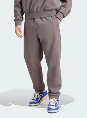 正品Adidas阿迪达斯男子卫裤秋冬加绒保暖篮球运动收口长裤IW1631