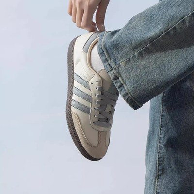 Adidas阿迪达斯三叶草女鞋2026春季新款SAMBA OG W经典鞋JH7299