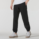 阿迪达斯三叶草男裤 IP1040 跑步健身训练长裤 新运动裤 透气束脚裤