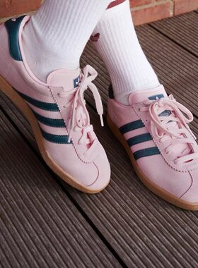 阿迪达斯鞋子男百搭潮鞋「T头鞋」STADT经典运动板鞋女正品JR9552