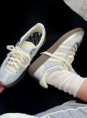 阿迪达斯Adidas HANDBALL SPEZIAL小香风男女T头休闲板鞋KJ0853