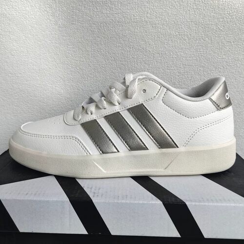 adidas阿迪达斯正品 BREAKNET 3.0休闲板鞋男女新款轻运动 JR3561