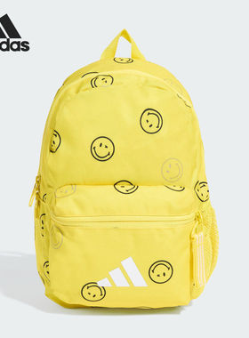 Adidas/阿迪达斯正品SMILEYWORLD男女运动满印双肩包JX5643