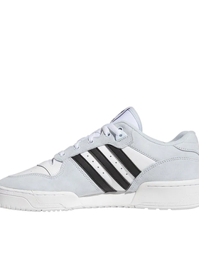 Adidas阿迪达斯三叶草男鞋2025新款秋RIVALRY LOW运动板鞋FX9464