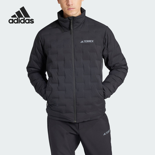 Adidas/阿迪达斯正品户外男士轻薄保暖运动鹅绒羽绒服IY0076