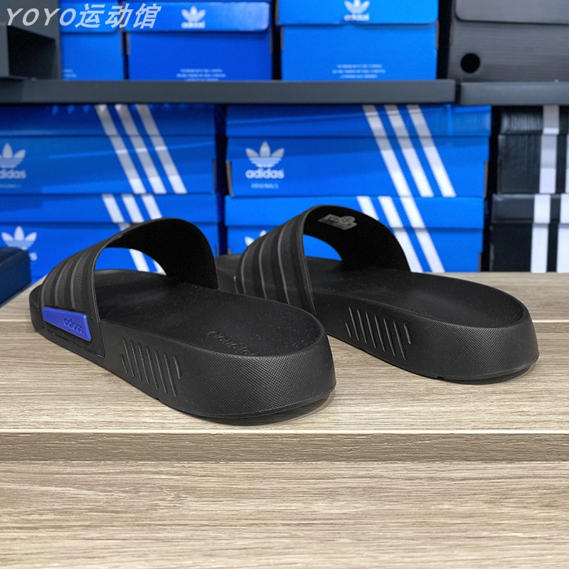阿迪达斯男女轻便运动一字凉拖鞋