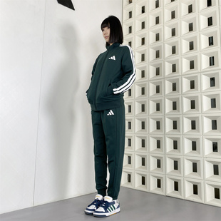 阿迪达斯运动套装新款男女时尚潮流运动透气休闲立领套装JZ0110