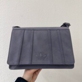 阿迪达斯通勤斜挎包三叶草单肩包运动托特包包包轻奢小众高级感