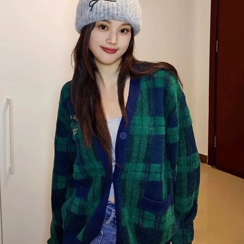 Adidas/阿迪达斯正品三叶草男士针织学院风格V领开衫JC6845