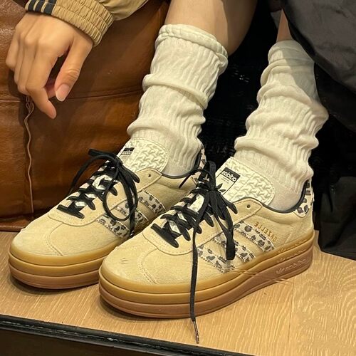 阿迪达斯三叶草女鞋小白鞋增高厚底小个子内增休闲鞋运动板鞋正品