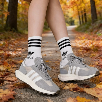 正品Adidas阿迪达斯三叶草男女情侣休闲鞋RETROPY E5运动鞋Q47101