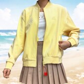 JJ3702 正品 阿迪达斯外套女2026春冬新款 灯芯绒保暖防风休闲夹克衫