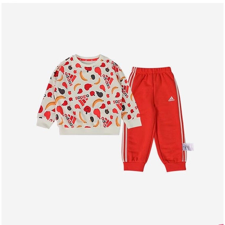 Adidas/阿迪达斯正品新款时尚婴童印花运动休闲套装IS2684,童装/婴儿装/亲子装,儿童运动套装,淘宝优惠券,粉丝福利购,淘宝优惠卷
