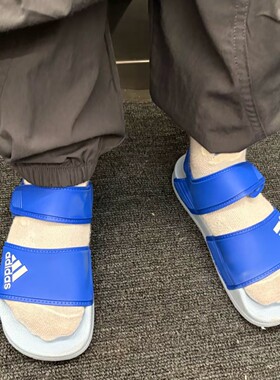 ADIDAS阿迪达斯童鞋2026夏季新款魔术贴轻便凉鞋户外沙滩鞋IH3632