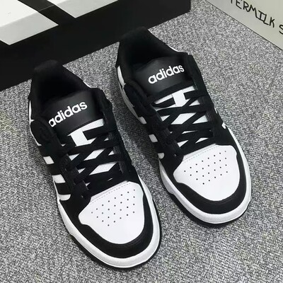 阿迪达斯正品美式鞋子复古百搭透气男生鞋子运动风篮球板鞋JI2560