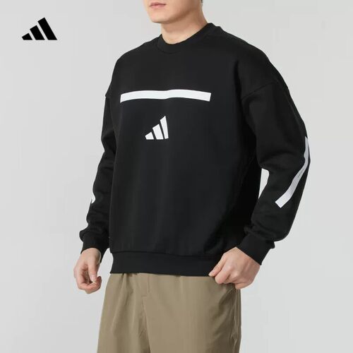 Adidas/阿迪达斯黑色卫衣男